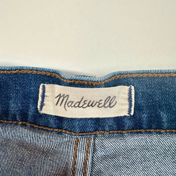 Madewell Women's 25 The High-Rise Slim BoyJean Medium Wash Stretch Denim - Picture 3 of 9